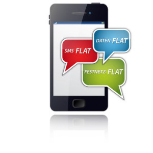 Daten, SMS, Festnetz Flatrate - inklusive Smartphone